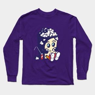 Movie Fan Popcorn Monster Long Sleeve T-Shirt